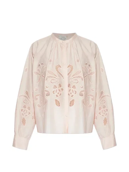Bluză Forte_forte cu broderie roz