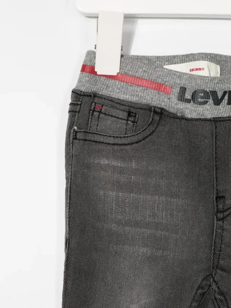 Jeansy skinny dziecięce Levi's szare
