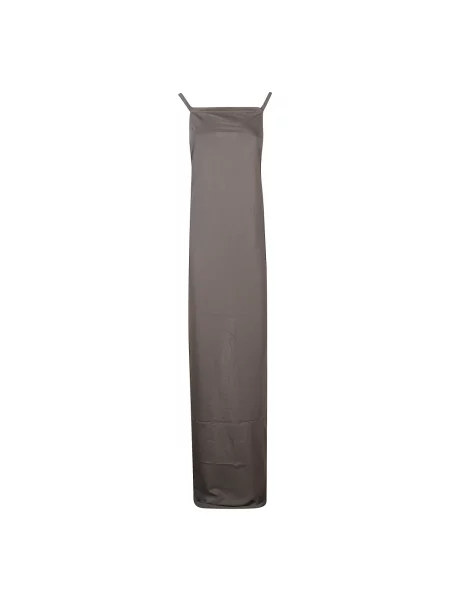 Długa sukienka Rick Owens zielona