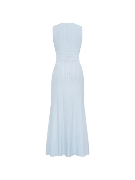 Rochie Adam Lippes tricotate albastru