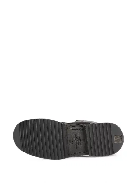 Botine Moma cu șireturi din piele maro