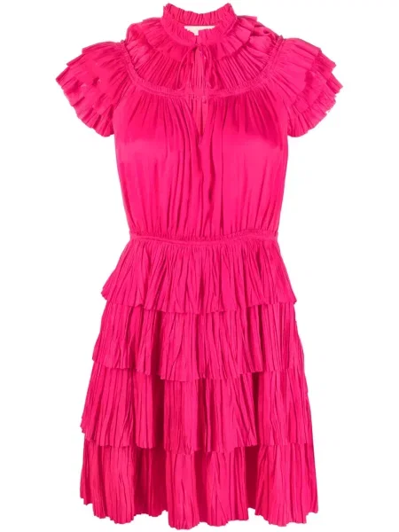 Rochie Ulla Johnson cu volane roz