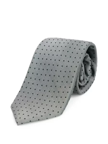 Cravată Michael Kors cu imprimeu geometric gri