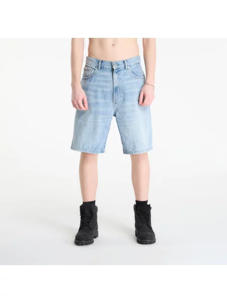 Shorts Calvin Klein Jeans Linen Short Drif Blue 31 modra