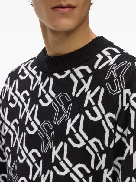 Pulover Karl Lagerfeld Jeans negru