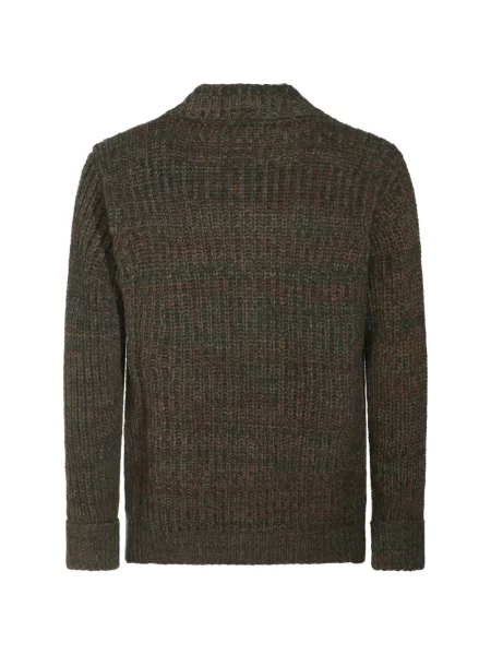 Cardigan Altea tricotate chunky verde