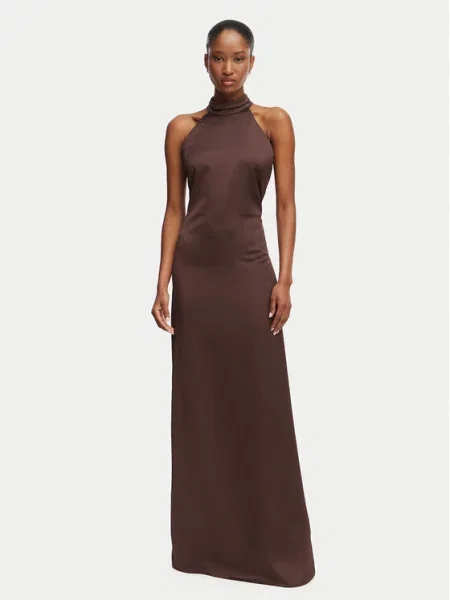 Rinascimento Rochie cocktail maro