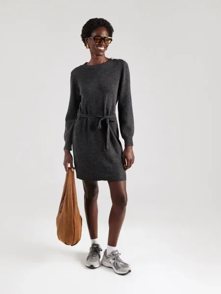 ONLY Rochie tricotat ONLGLORY închis gri
