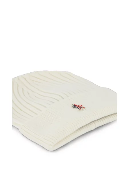 Căciulă Moncler Grenoble tricotate alb