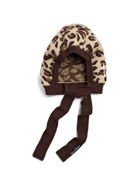 Căciulă Juicy Couture cu imagine cu model leopard