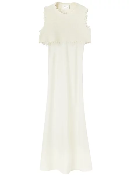 Rochie Jil Sander de lână alb