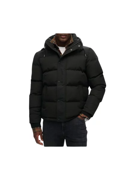 Kurtka Superdry z kapturem czarna