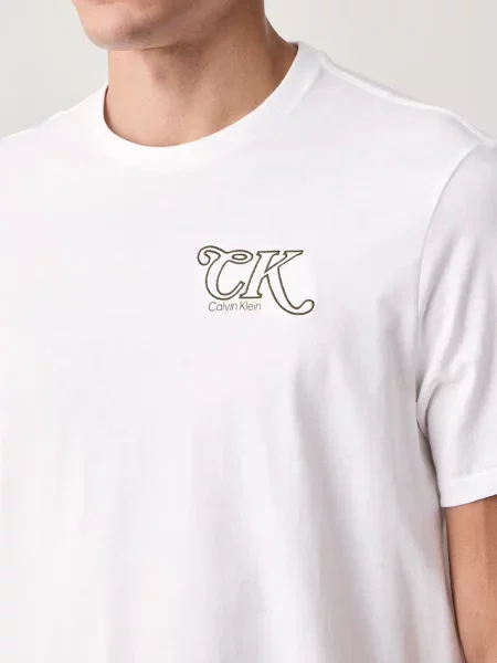 Calvin Klein Jeans тениска мъжка бяло