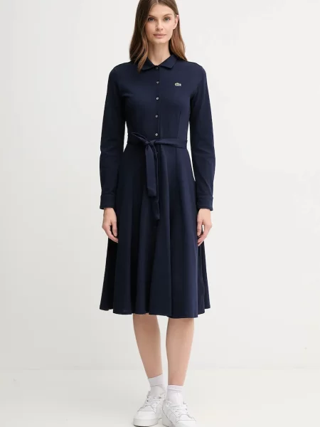 Lacoste rochie din bleumarin mini evazati
