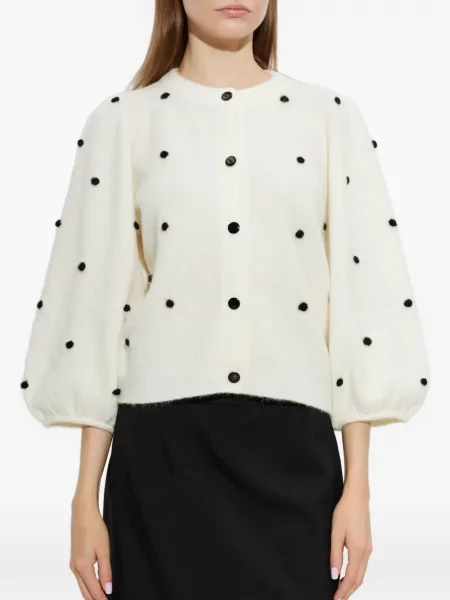 Cardigan Gestuz alb