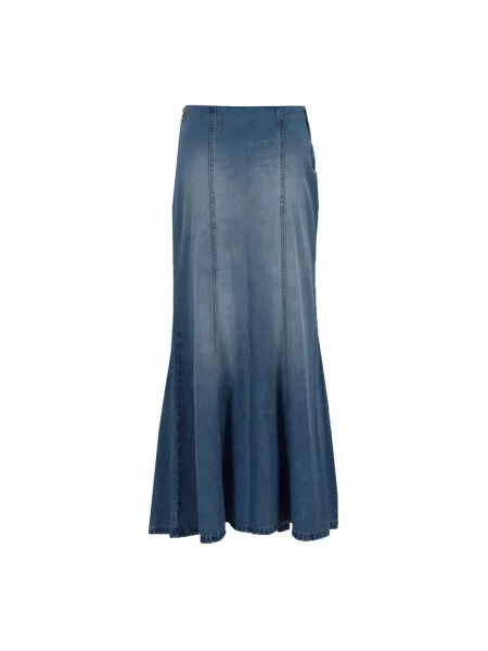 Spódnica jeansowa Lois z autografem niebieska