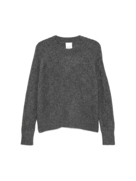 Sweter Allude z kaszmiru szary