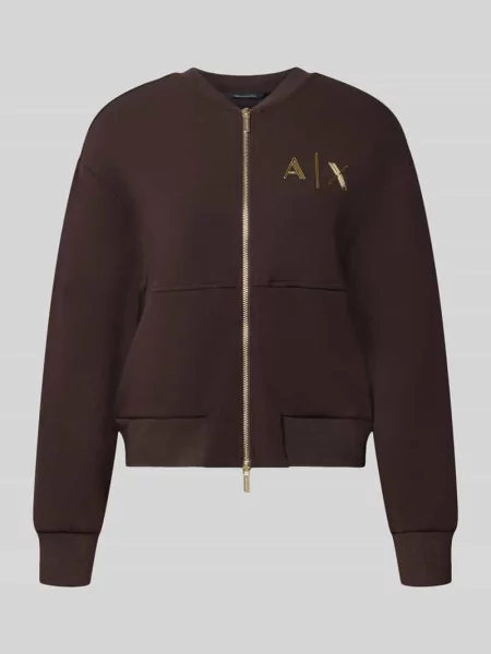 Bluza rozpinana z nadrukiem z logo Armani Exchange