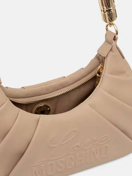 Love Moschino Hobo táska bézs
