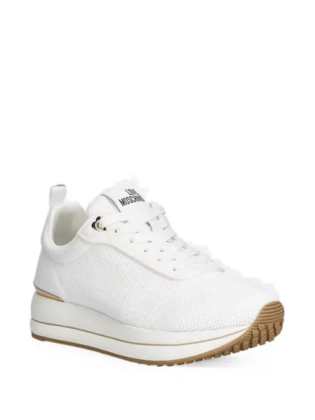 Platform talpú sneaker Love Moschino autogrammal fehér