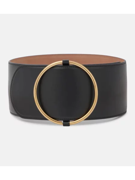 Curea Alaïa din piele negru