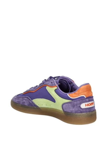 Sneakerși Hoff cu șireturi din piele de căprioară violet