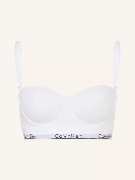 Calvin Klein Balconette Podprsenka / světle šedá / černá bílá