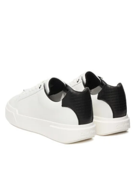 Calvin Klein Sportcipők Chunky Cupsole Laceup Clean Lth fehér