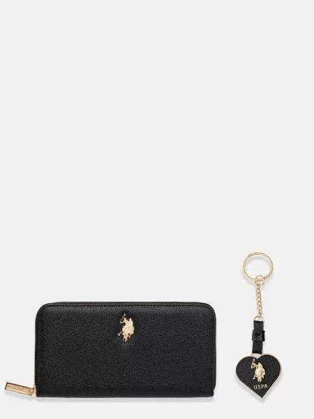 Портмоне U.S. Polo Assn. Box Wallet черно