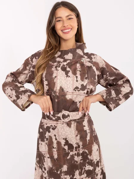 Hanorac Italy Moda maro