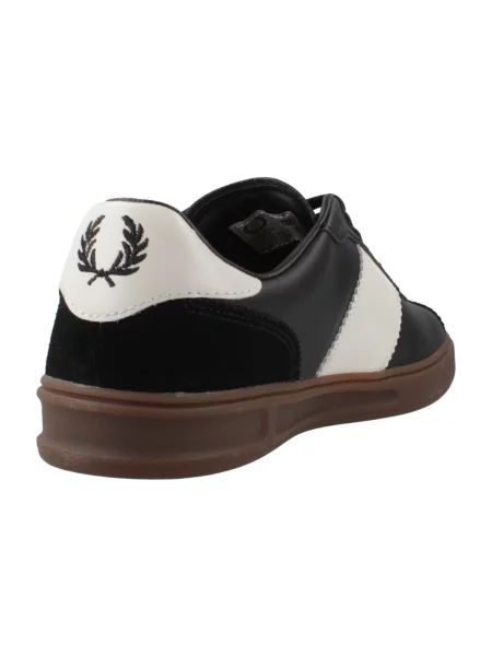 Pantofi Fred Perry din piele de căprioară negru