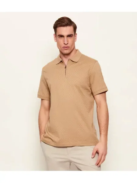 Tricou polo Barbour bej
