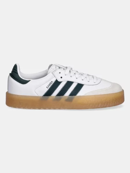 Usnjene superge adidas Originals Sambae bela