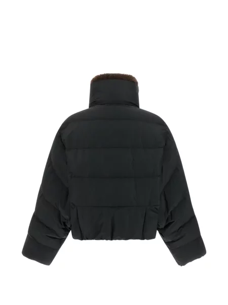 Decupat geacă cu puf Brunello Cucinelli negru