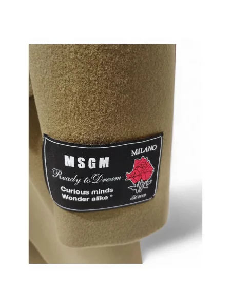 Płaszcz Msgm wełniany zielony
