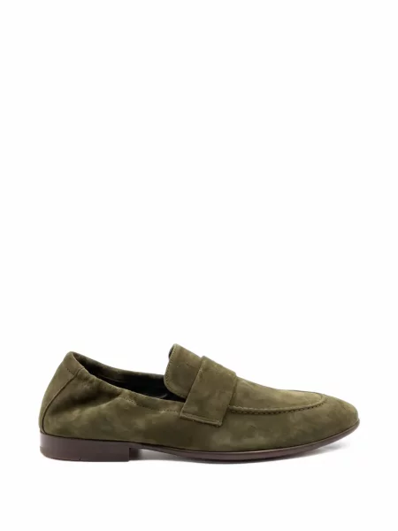 Chiloți Montecore din piele de căprioară slip-on verde
