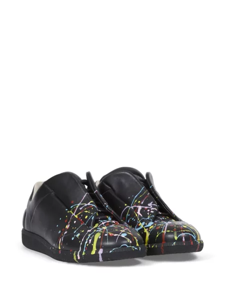 Sneakerși Maison Margiela din piele negru