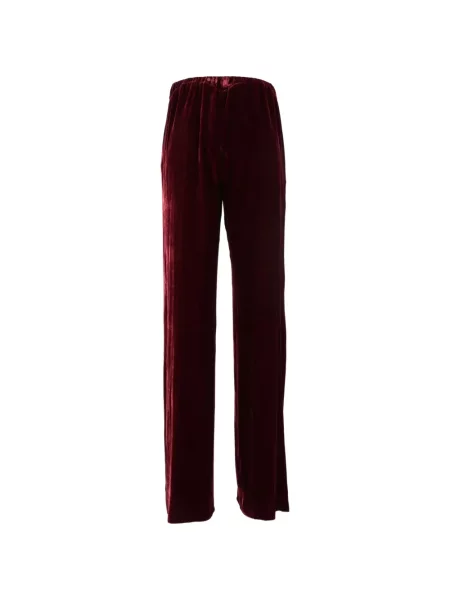 Pantaloni Antonelli de catifea roșu