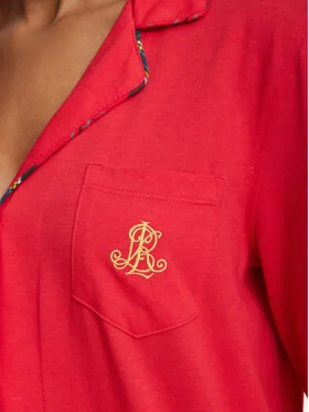 Pyžamo LAUREN RALPH LAUREN červené