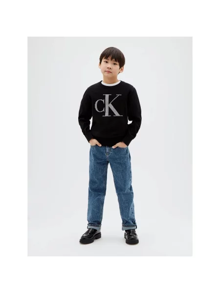 Sveter Calvin Klein Jeans čierna