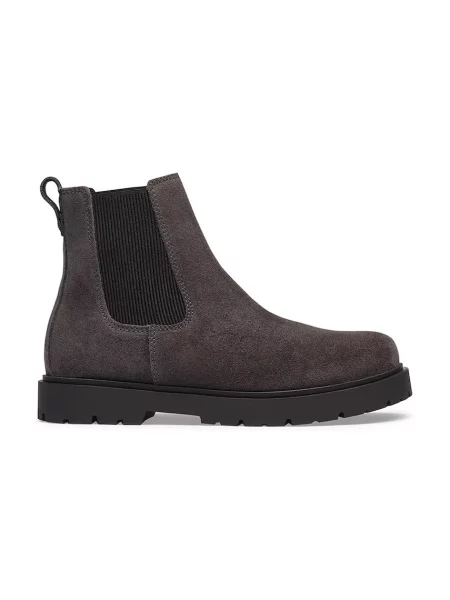 Birkenstock ghete scurte Highwood Suede Leather gri