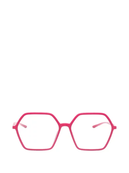 Ochelari de soare You Mawo cu imprimeu geometric roz