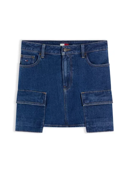 Tommy Jeans Fustă denim albastru