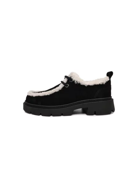 INUIKII Pantofi cu șireturi MOCABEE CURLY' negru