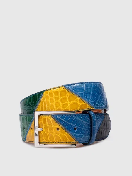 Зі шкіри крокодила з логотипом Bochicchio