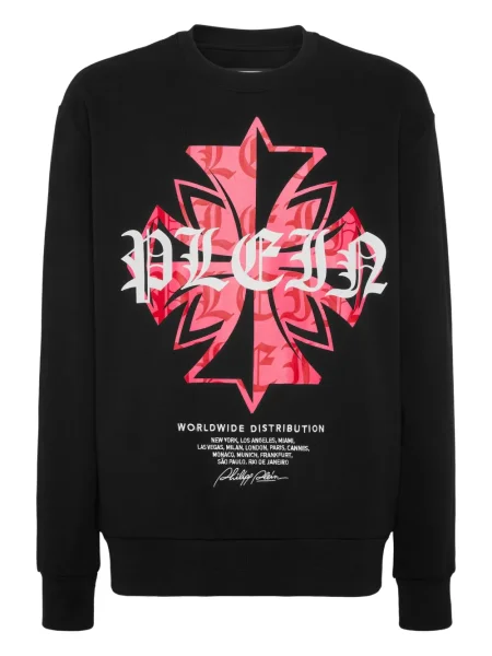 Суитчър Philipp Plein с принт черно