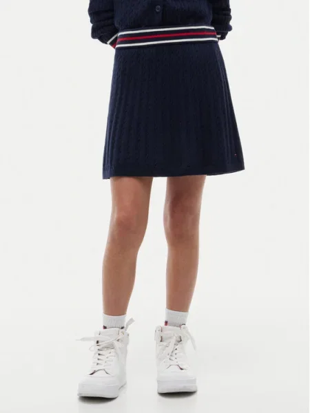 Tommy Hilfiger Φούστα Σκούρο μπλε