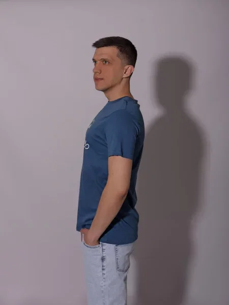 Футболка Adrian синяя