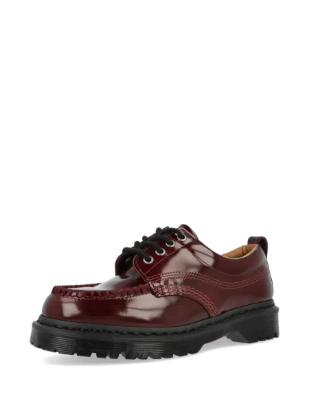 Oxford Dr. Martens din piele roșu