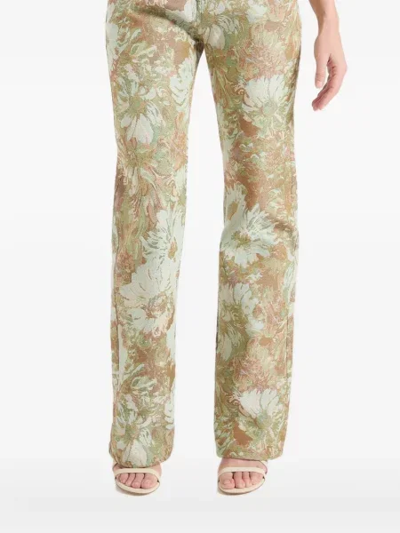 Blugi Manière De Voir cu model floral verde